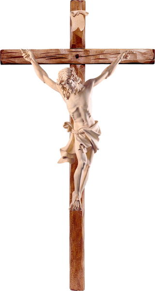 Alpenchristus Linde mit geradem Kreuz